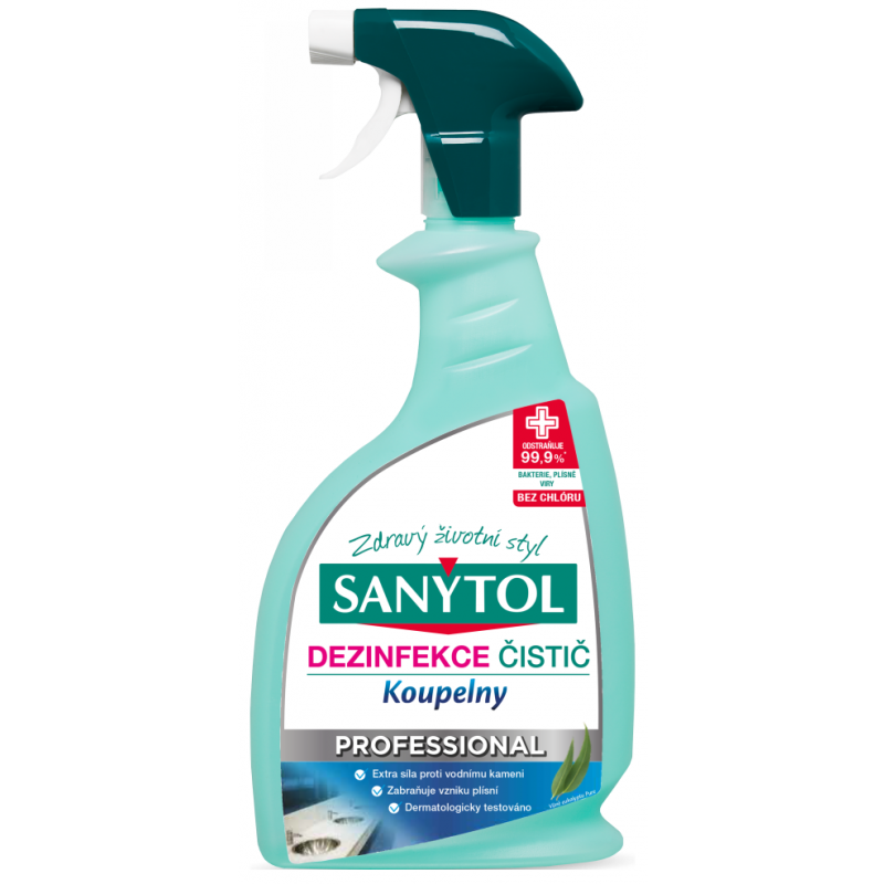 SANYTOL čistič na Koupelny PROFESSIONAL 750ml
