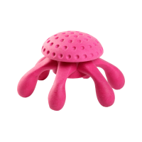 Hračka pes OCTOPUS MAXI plov. z TPR růžová Kiwi