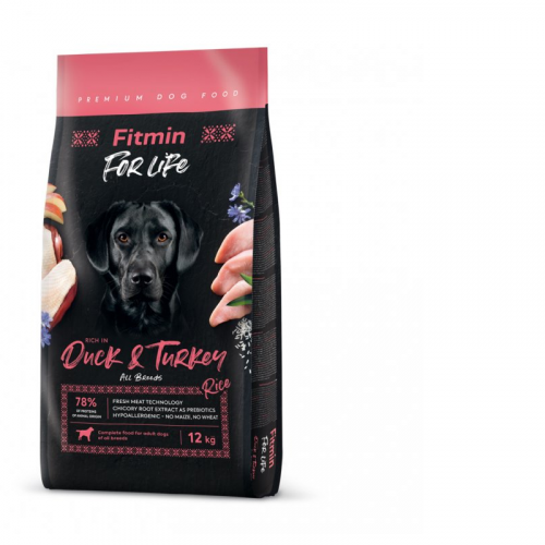 Fitmin For Life DOG Duck & Turkey 12 kg