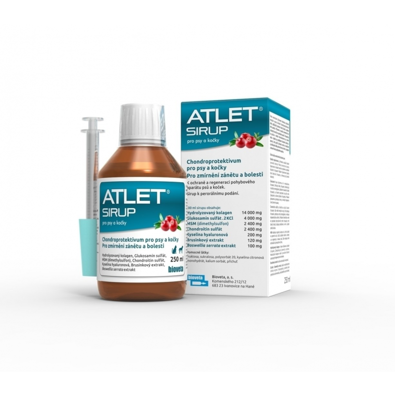Atlet sirup pro psy a kočky 250ml