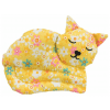 CAT, bavlněná kočka, hračka pro kočky s valerianem, 13 cm