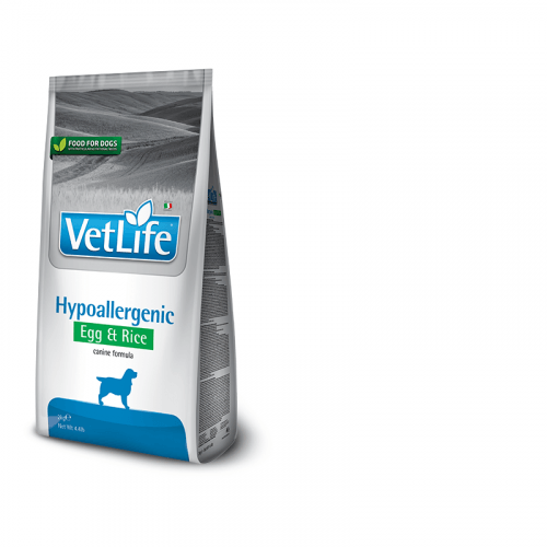 Vet Life Natural DOG Hypo Egg & Rice 12kg