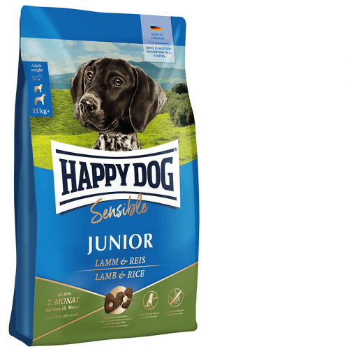 Happy Dog YOUNG - SENSIBLE Junior Lamb & Rice 4 kg