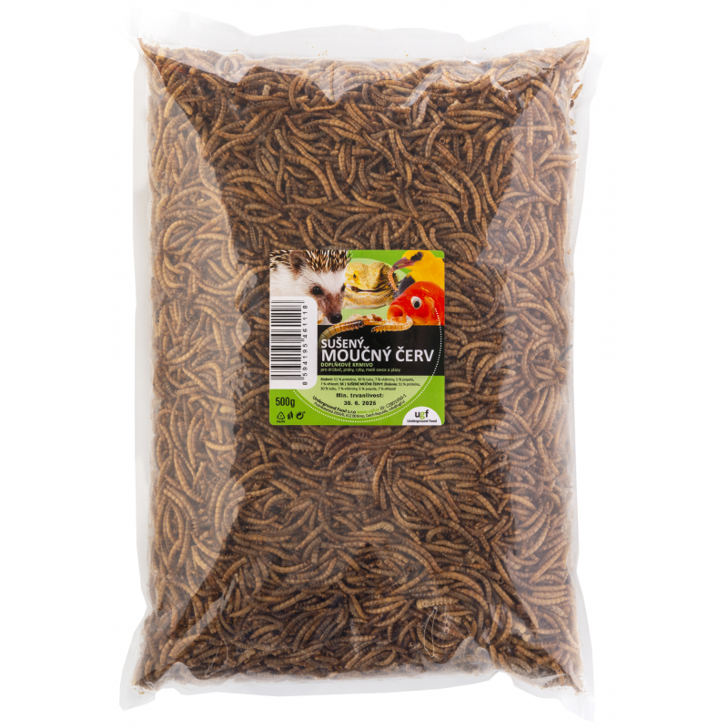 UGF sušený moučný červ 500g