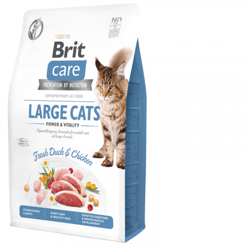 Brit Care Cat Grain-Free Large Cats Power & Vitality 2kg