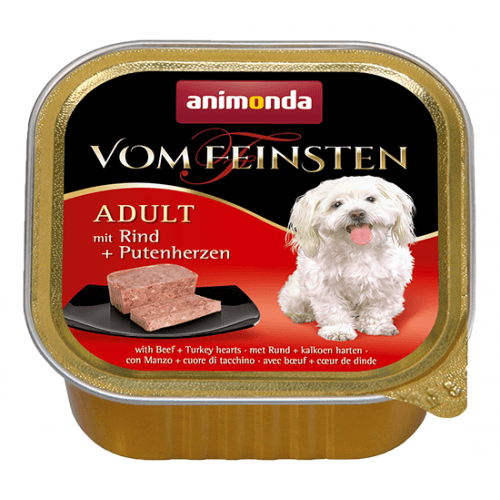 Animonda paštika Classic hovězí/krůtí srdce 150g