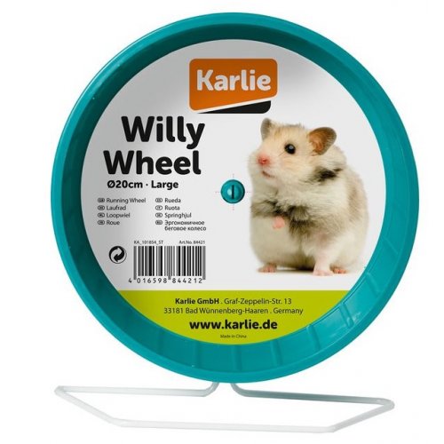 Kolotoč Willy Wheel Karlie pro hlodavce plastový ø 20cm