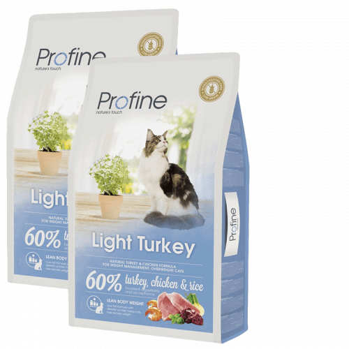 2x Profine Cat Light Turkey 10kg