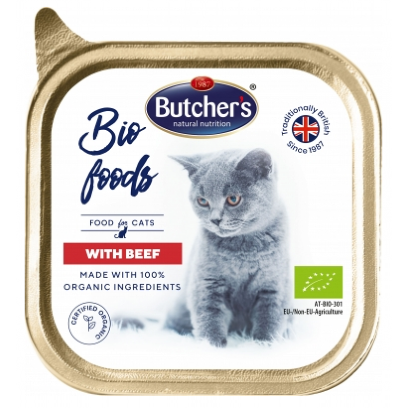 Butcher's Cat Bio s hovězím vanička 85g