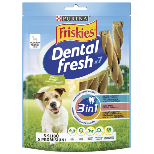 Friskies pochoutka pes DentalFresh 3 v 1 "S" 110g