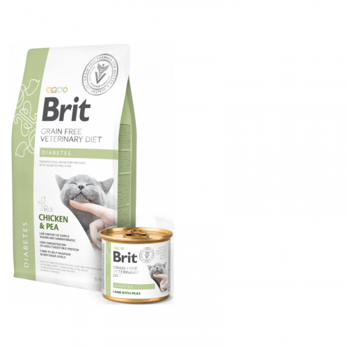 Brit VD Cat GF konz. Diabetes 200g