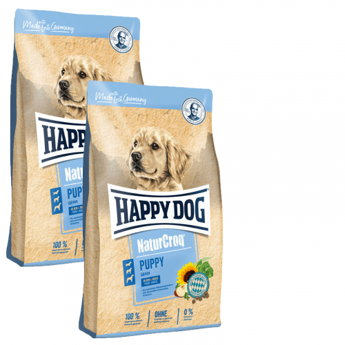2x Happy Dog NaturCroq Puppy 15kg
