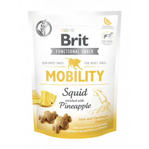 Brit Care Dog Functional Snack Mobility Squid 5x150g