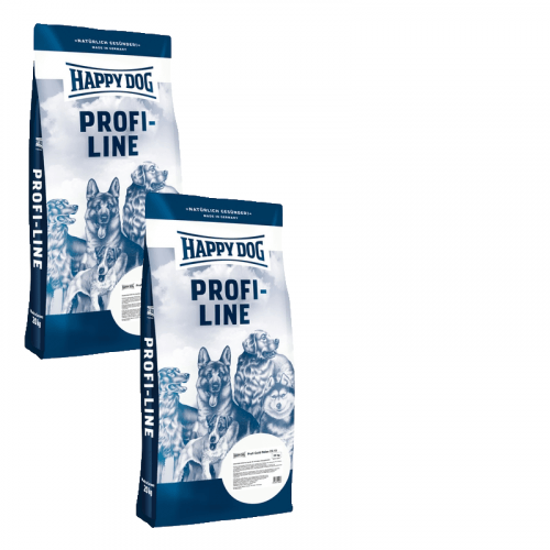 2x Happy Dog Profi Line 23-9,5 BASIC 20kg