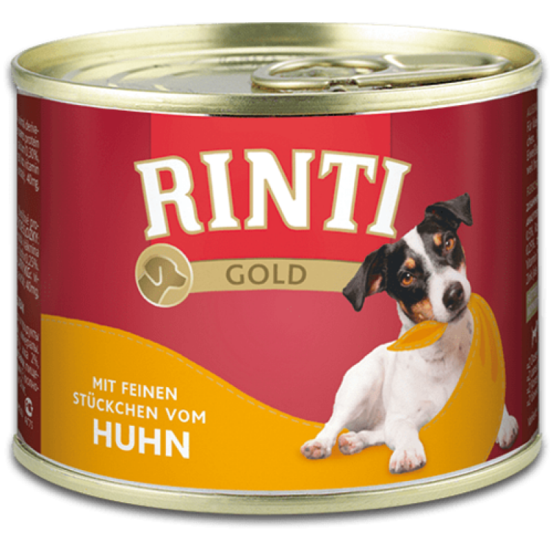 Rinti Dog Gold konzerva kuře 185g