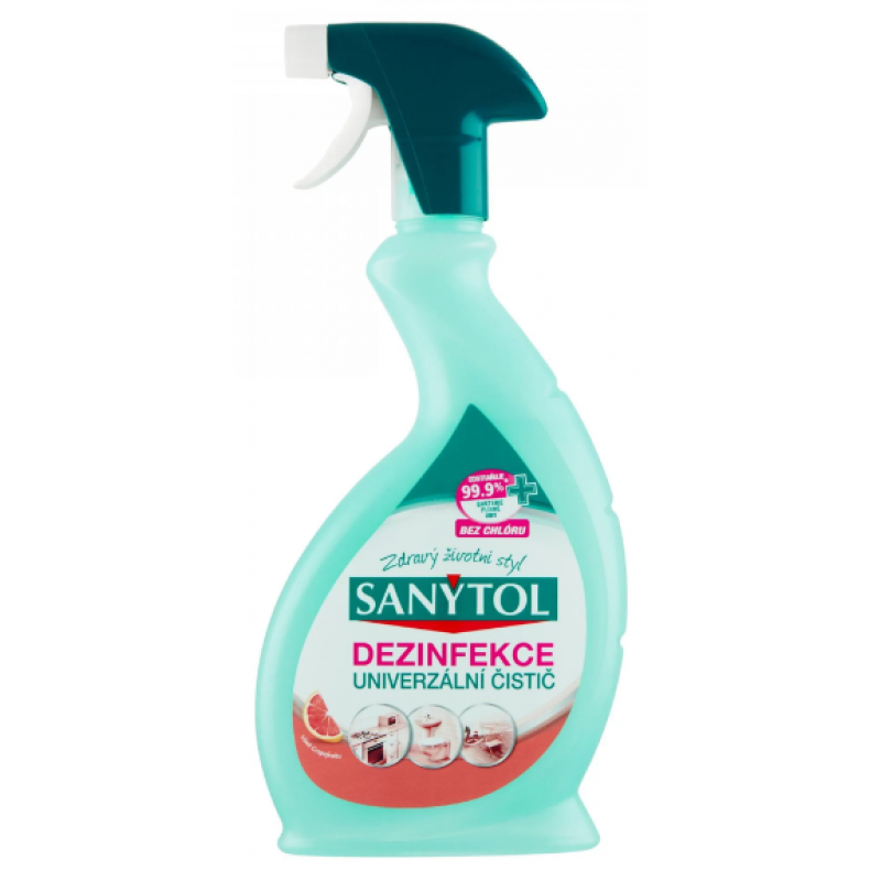 SANYTOL čistič univerz. dezinfekce grep 500ml MR