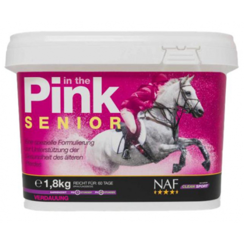 In the Pink senior, probiotika s vitamíny pro skvělou kondici starších koní