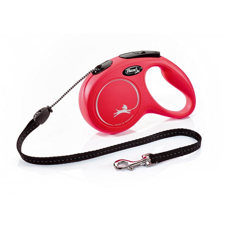 Vodítko FLEXI Classic NEW M lanko 5m/20kg červená