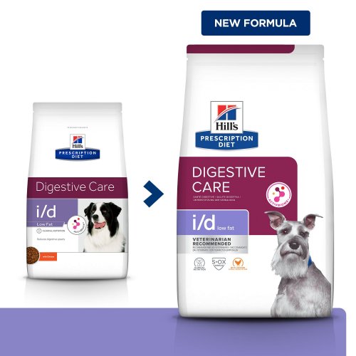 2x Hill's Can. PD I/D Digestive Care Low Fat 12kg NEW