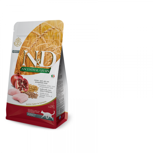 Farmina N&D LG CAT Adult Chicken & Pomegranate 1,5kg