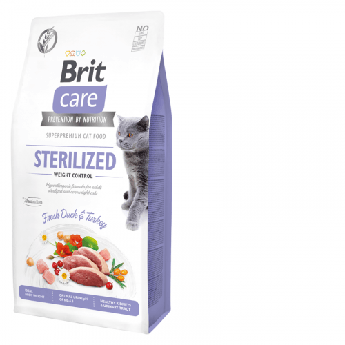 Brit Care Cat Grain-Free Sterilized & Weight Control 7kg