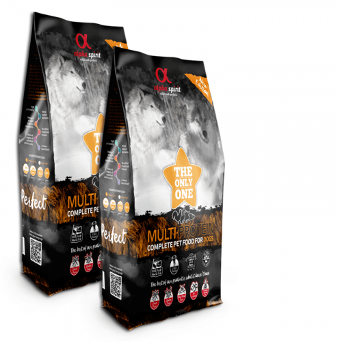 2x Alpha Spirit The Only One Dog Multiprotein 12 kg