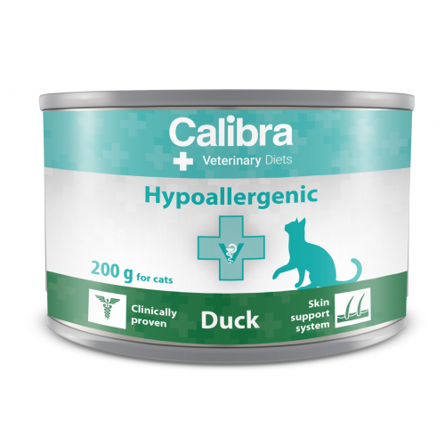 Calibra VD Cat konz. Hypoallergenic Duck 200g (min. odběr 6 ks)