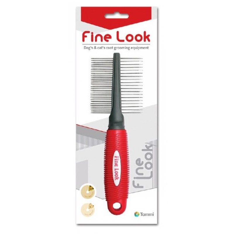 Hřeben Fine Look oboustranný Tommi 7x21cm
