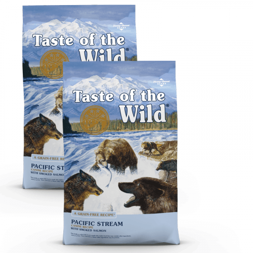 2x TASTE OF THE WILD Pacific Stream Canine 12,2kg