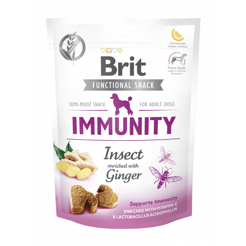 Brit Care Dog Functional Snack Immunity Insect 5x150g