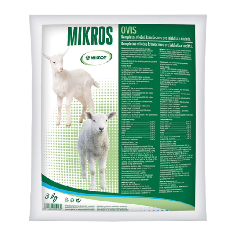 Mikrop OVIS kompletní mléčná směs jehňata/kůzlata 3kg