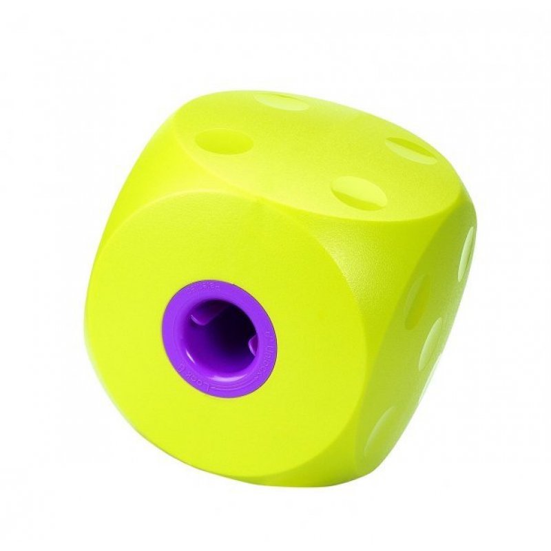 Hračka pes BUSTER Food Cube limetková 12cm, L