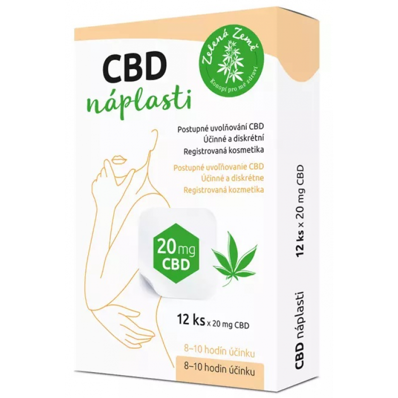 CBD náplasti 12ks