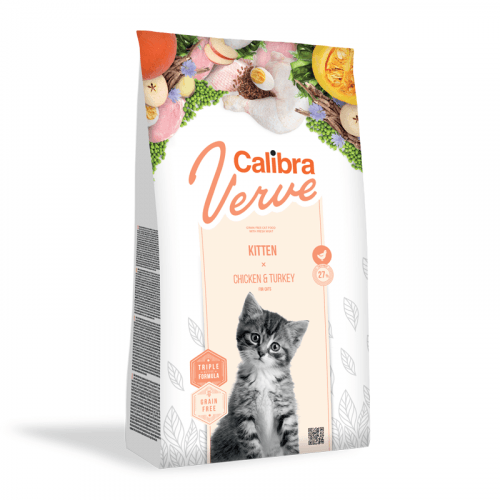 Calibra Cat Verve GF Kitten Chicken & Turkey 750g