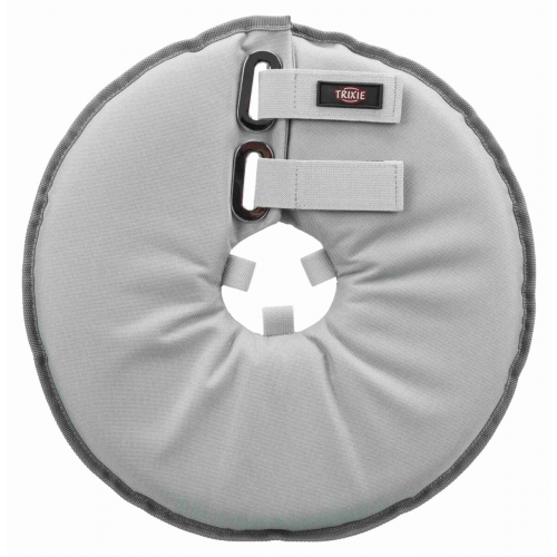 Ochranný měkký límec "disk", S: 30-34 cm/19,5 cm, polyester/pěna, šedá