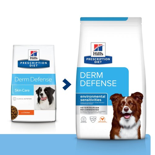 Hill's Canine Dry PD Derm Defense 4kg NEW