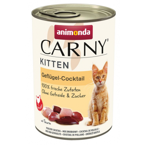 ANIMONDA konzerva CARNY Kitten - drůbeží koktejl 400g