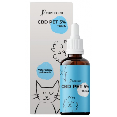Cure Point CBD PET 5% Olej pro psy Tuna 10ml