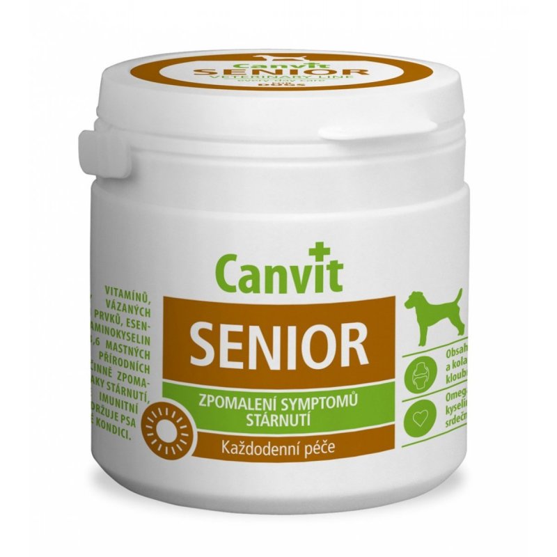 Canvit Senior pro psy ochucený 100g