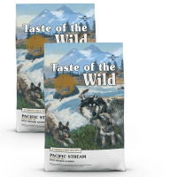 2x TASTE OF THE WILD Pacific Stream Puppy 12,2kg
