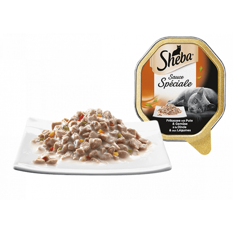 Sheba vanička Krůtí se zeleninou ve šťávě 85g (min. odběr 22 ks)