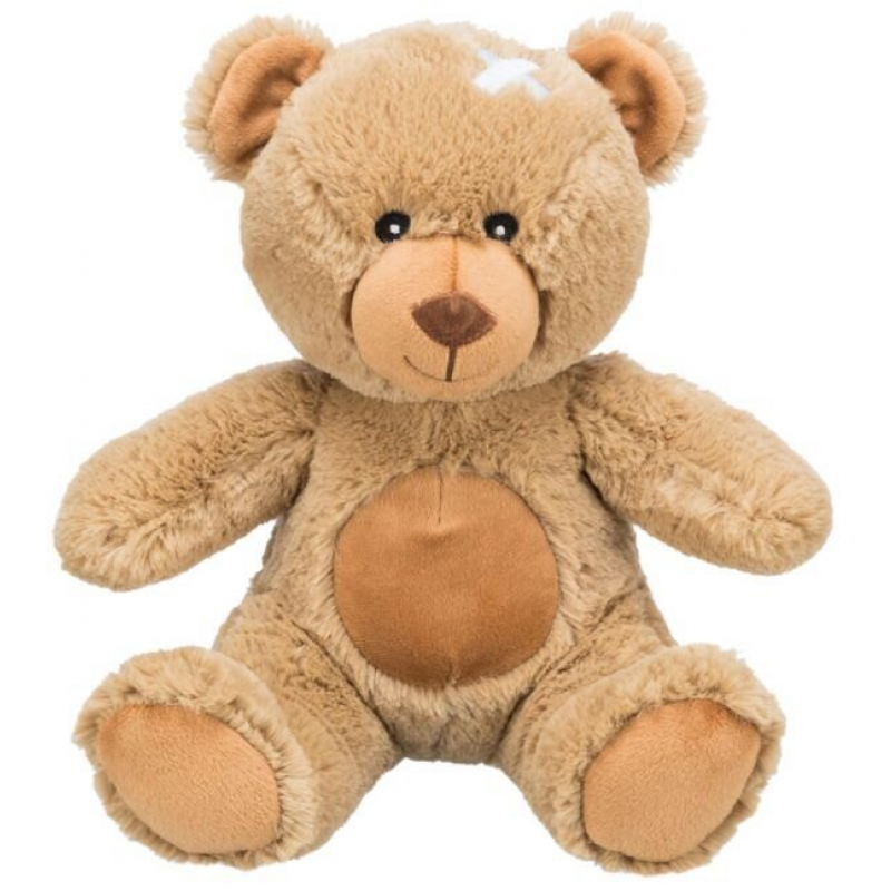 Be Eco medvěd TEDDY, plyšová hračka se zvukem, 23 cm