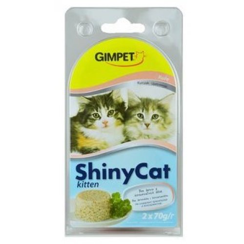 Gimpet kočka konzerva ShinyCat Junior kuře 2x70g