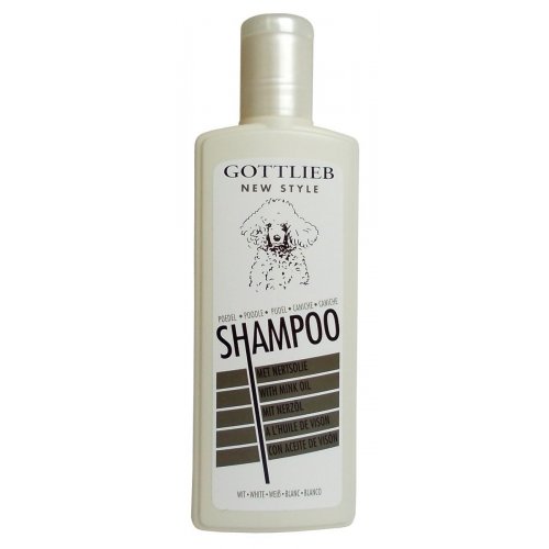 Gottlieb Pudel šampon 300ml - pro bílé pudly s makadam. olejem