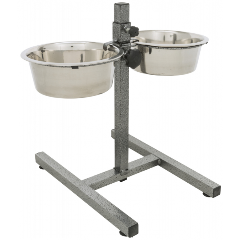 Psí bar, výška 40cm, 2x miska 1,8l/20cm