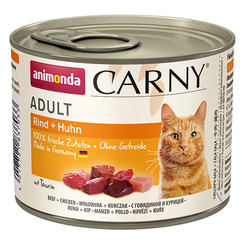 Animonda konzerva kočka Adult hovězí/kuře 200g