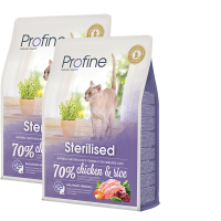 2x Profine Cat Sterilised 10kg