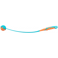 Katapult gum. rukojeť s mech. míčem TRIXIE ø 6 cm/ 60 cm