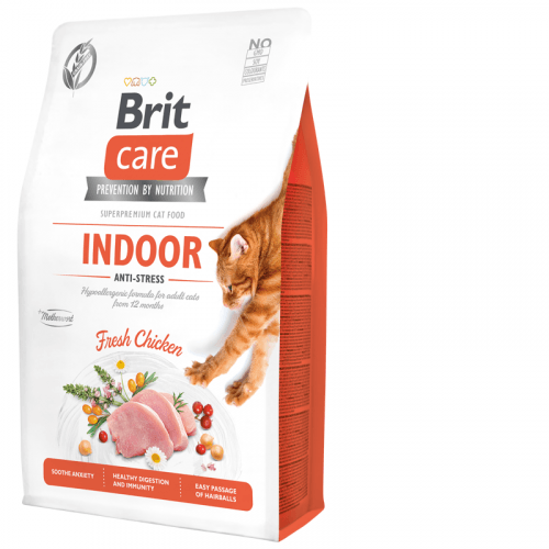Brit Care Cat Grain-Free Indoor Anti-Stress 2kg