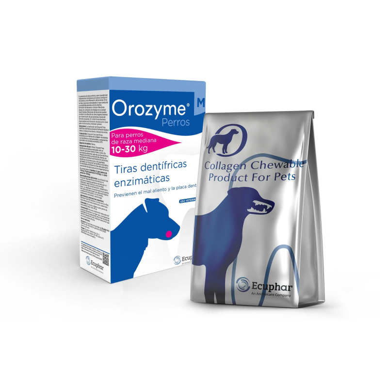 Orozyme plátky žvýkací pro psy M 10-30kg (141g)